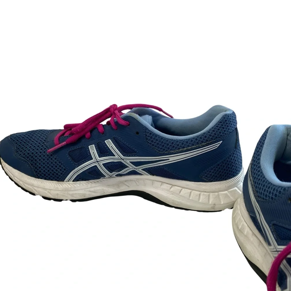 Asics‎ Gel Contend 5 Mens 9.5 Womens 11 F920920 Comfort Running Athletic Sports